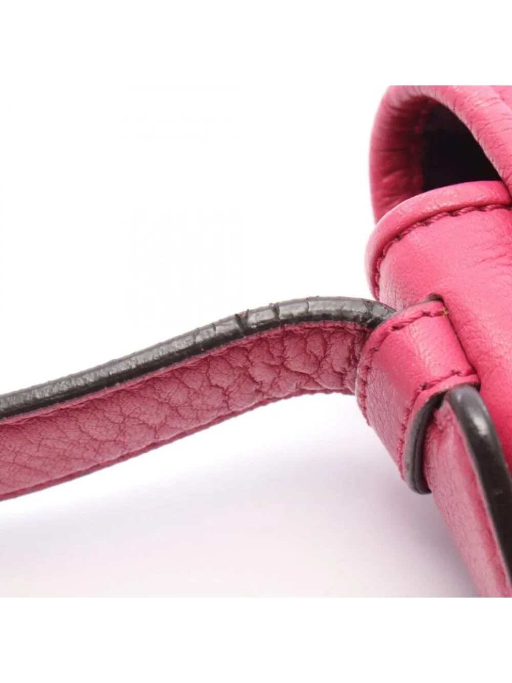 Loewe Shoulder Bag Heritage Satchel Pink Leather